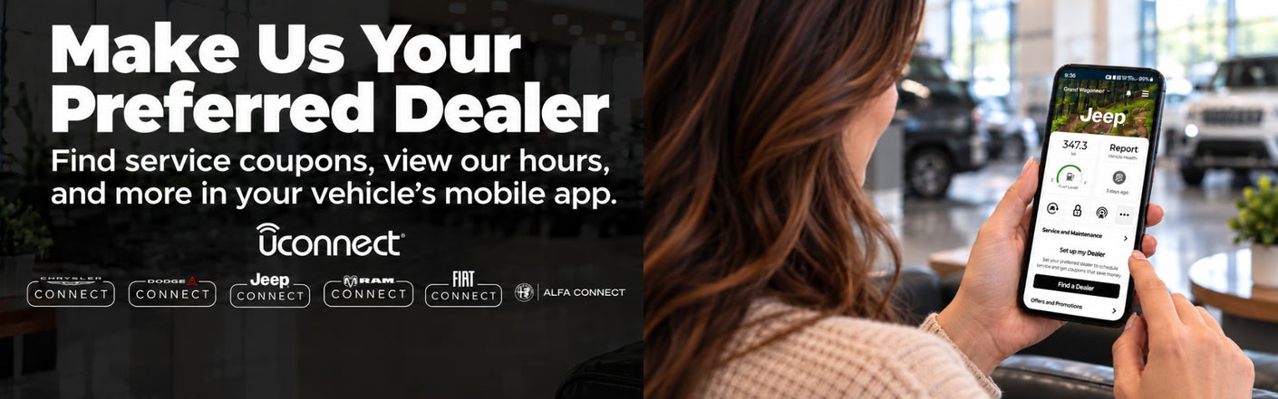 uconnect® make us your preferred dealer | Bill Volz's Westchester in Cortlandt Manor NY