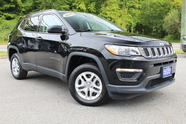 Used 2020 Jeep Compass Sport with VIN 3C4NJDAB3LT157409 for sale in Cortlandt Manor, NY