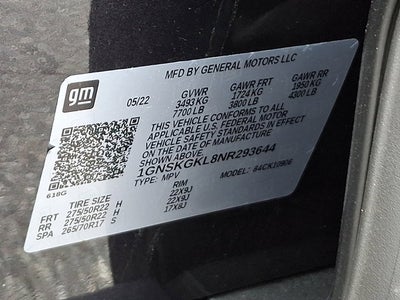 2022 Chevrolet Suburban High Country