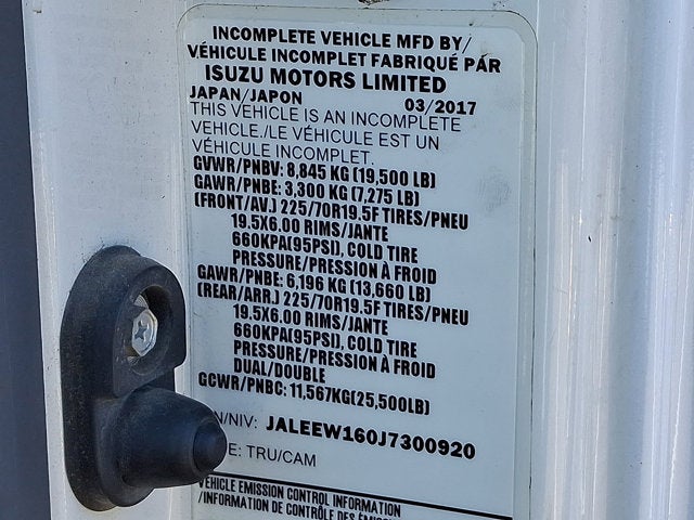 2018 Chevrolet 5500XD LCF Diesel Base