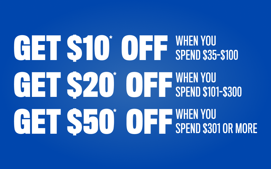 GET $10 OFF
GET $20 OFF
GET $30 OFF