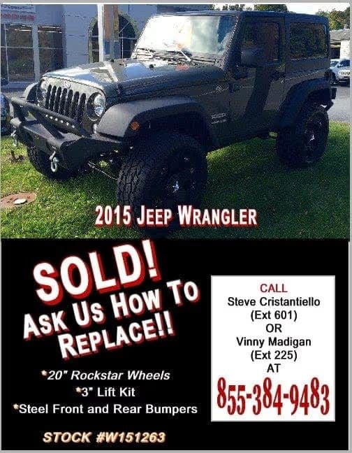 2015 Jeep Wrangler banner.