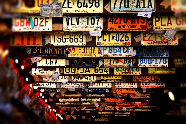 License plates